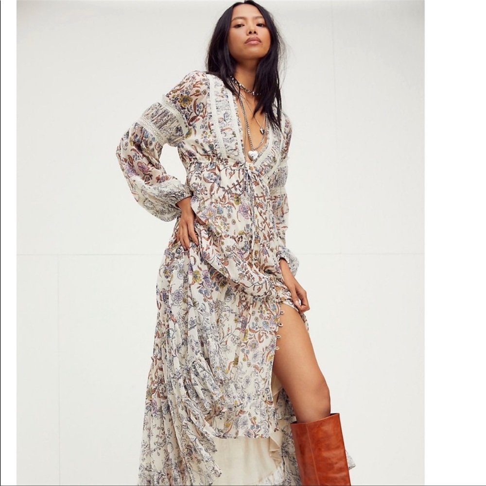 Free people cassis printed maxi